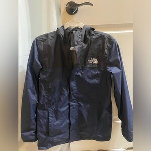 The North Face rain jacket.
